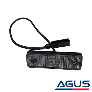 Römork & Karavan Yan Etek Aydınlatma Lambası Gri Braketli Led 12 Volt