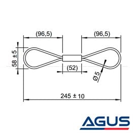 Römork ve Karavan 750 kg Güvenlik Tutma Teli
