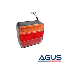 Römork ve Karavan Led Stop Lambası 12 Volt Kare Tip