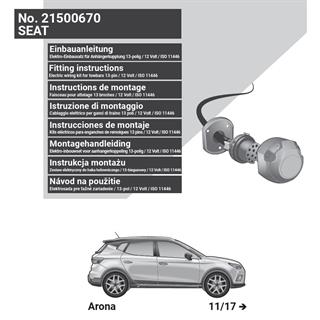 SEAT Arona 2024- Römork Tesisatı 13P