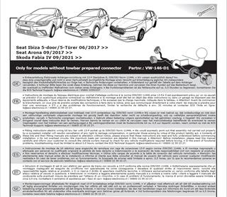 SEAT Ibiza 2017-2023 Römork Tesisatı 13P