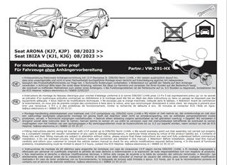 SEAT Ibiza 2024- Römork Tesisatı 13P