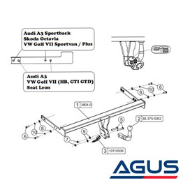 SEAT Leon Çeki Demiri 2013-2020 Hatchback