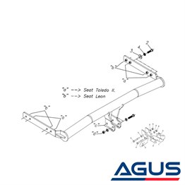 SEAT Toledo Çeki Demiri 1998-2004