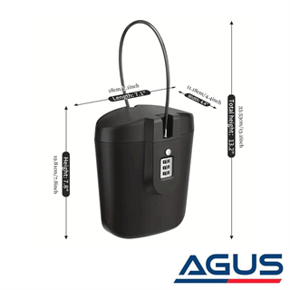 Taşınabilir Şifreli Seyahat Eşya Saklama Kutusu