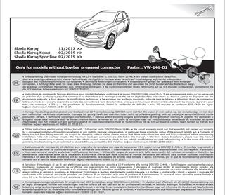 SKODA Karoq 2017-2023 Römork Tesisatı 13P