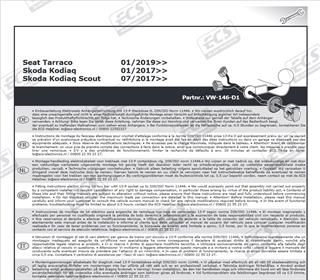 SKODA Kodiaq 2017-2023 Römork Tesisatı 13P