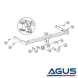 SKODA Kodiaq 2017-2024 Çeki Demiri