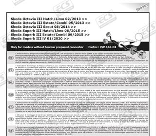 SKODA Octavia 2013-2020 Römork Tesisatı 13P