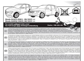 SKODA Scala 2024- Römork Tesisatı 13P