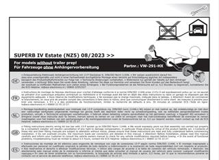 SKODA SuperB 2024- Römork Tesisatı 13P