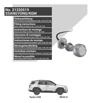 SSANGYONG Torres Römork Tesisatı 13P