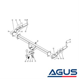 SUBARU Forester Çeki Demiri 1997-2002