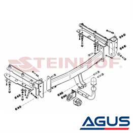 SUBARU Legacy Outback Çeki Demiri  2004-2009