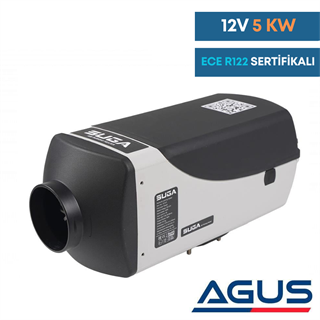 SUGA 12V 5KW Termostat Özellikli Premium Dizel Isıtıcı