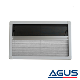 SUGA Amortisörlü Karavan Cam Pencere 110cm x 45cm