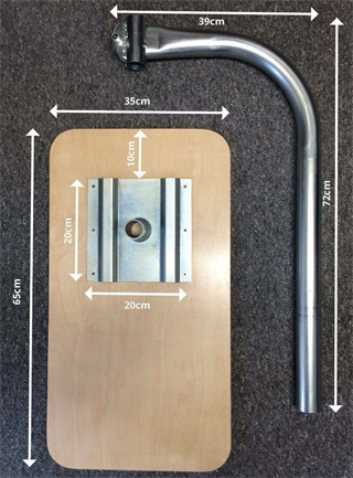 Suga Karavan Döner Bacak Masa Ayağı 70 cm