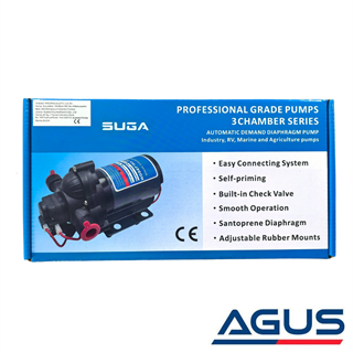 Suga Karavan & Tekne Hidrofor Pompası 12V 11.3 Litre 31 PSI/2.1 Bar