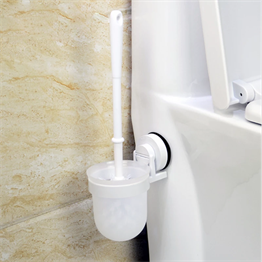 Suga Karavan Vantuzlu Tuvalet Fırçası ve Tutucusu