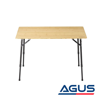 SUGA Katlanır Bambu Kamp Masası 100x65cm