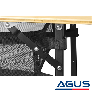 SUGA Katlanır Bambu Kamp Masası 100x65cm