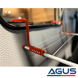 Suga Pratik Karavan Çamaşır Askılığı Kırmızı