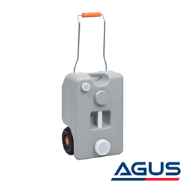 SUGA Tekerlekli Karavan Gri Atık Su Tankı 25 lt