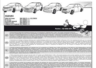 SUZUKI Vitara 2015- Römork Tesisatı 13P