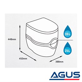 Thetford Portatif Tuvalet Porta Potti 565p