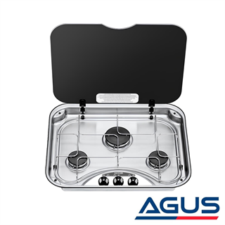 Thetford Üç Gözlü Kapaklı Kare Ocak