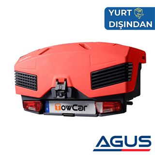 Towbox EVO Çeki Demirine Takılan Yük ve Köpek Taşıyıcı Kırmızı