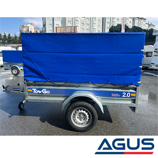 TowGo Damperli Yük Römorku 750 Kg Brandalı