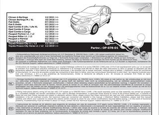 TOYOTA Proace City 2021-2024 Römork Tesisatı 13P