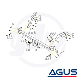 TOYOTA Proace City Çeki Demiri Kısa Şase