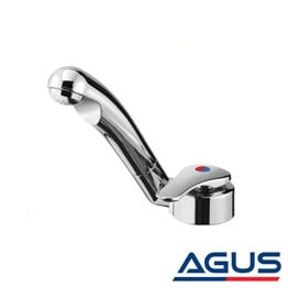 Karavan Twist Krom Plastik Sıcak/Soğuk Su Katlanır Musluk