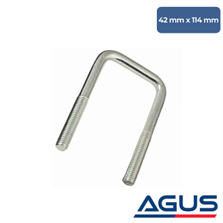 U-Bolt Bağlantı Kelepçesi M10 x 42 mm x 114 mm