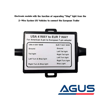 USA 4 Pinden 7 Pine Dönüştürücü Adaptör Soket Amerikan Tip