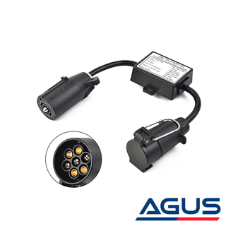 USA 7 Pinden 7 Pine Dönüştürücü Adaptör Soket Amerikan Tip