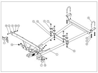 VOLKSWAGEN Beetle Çeki Demiri 1965-1978