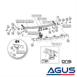 VOLKSWAGEN Caddy III-VI Çeki Demiri 2004-2020
