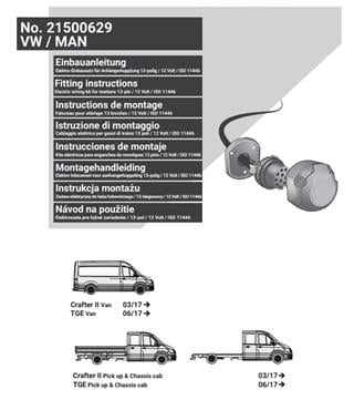 VOLKSWAGEN Crafter 2017- Römork Tesisatı 13P