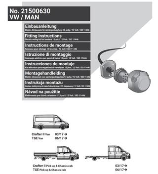 VOLKSWAGEN Crafter 2017- Römork Tesisatı 13P