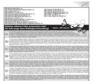 VOLKSWAGEN Passat 2014-2023 Römork Tesisatı 13P