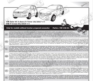 VOLKSWAGEN Polo 2017-2023 Römork Tesisatı 13P
