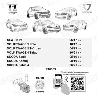 VOLKSWAGEN T-Cross 2024- Römork Tesisatı 13P