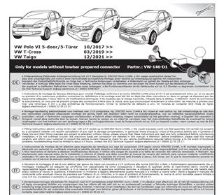 VOLKSWAGEN Taigo 2022-2023 Römork Tesisatı 13P