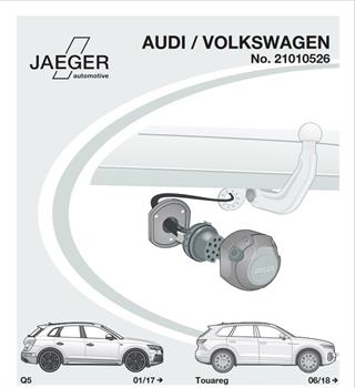 VOLKSWAGEN Touareg 2018-2023 Römork Tesisatı 13P