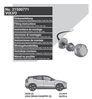 VOLVO EX30 2024- Römork Tesisatı 13P