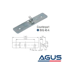 Knott Römork Kasa Kilidi Damper + Tutucu
