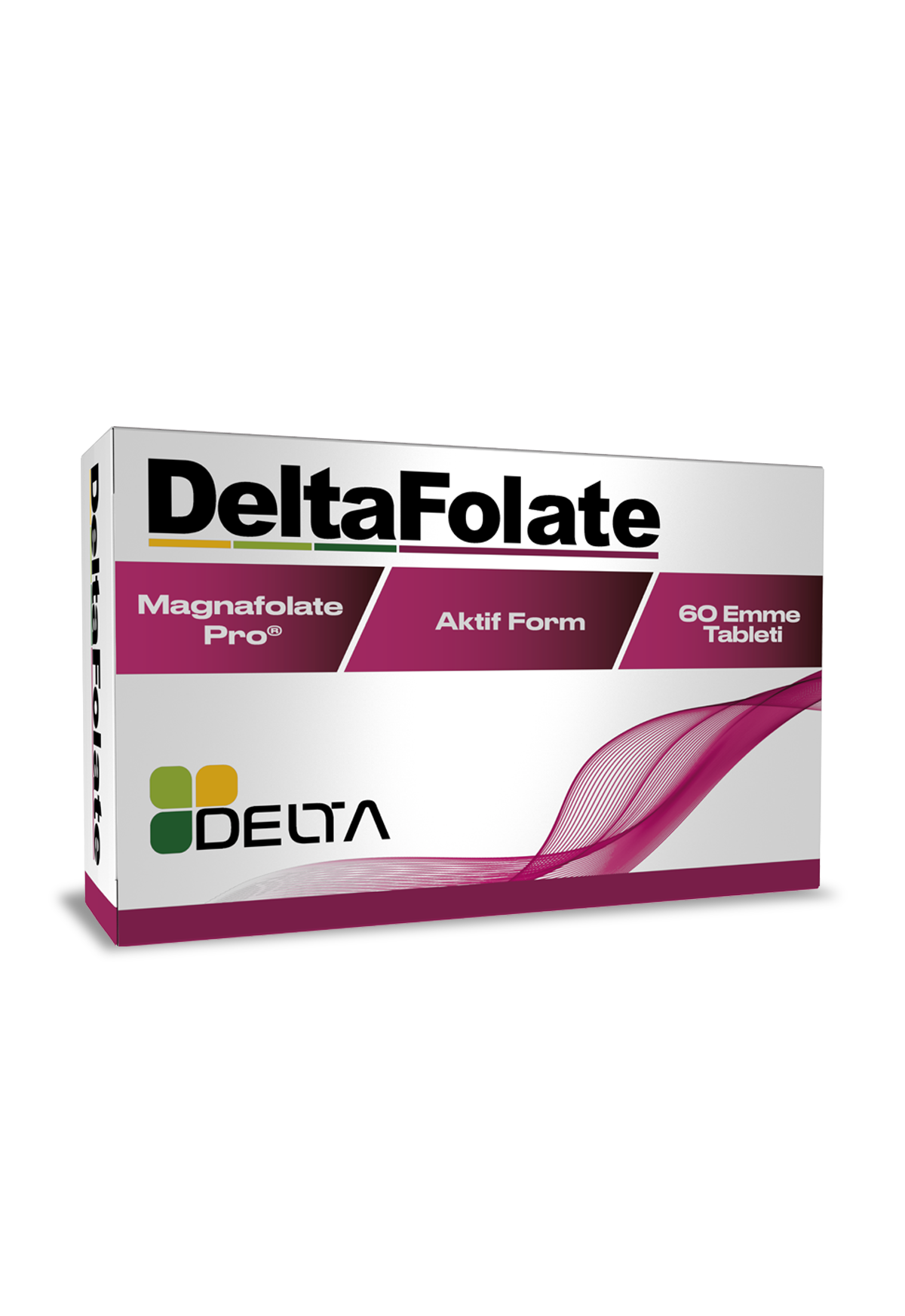 Delta Folate Aktif Folat Magnafolate® Pro 60 Emme Tablet